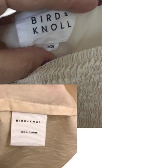 BIRD & KNOLL COTTON IVORY/CREME LUNA MAXI LONG DRESS X‎ SMALL EUC - Picture 5 of 5